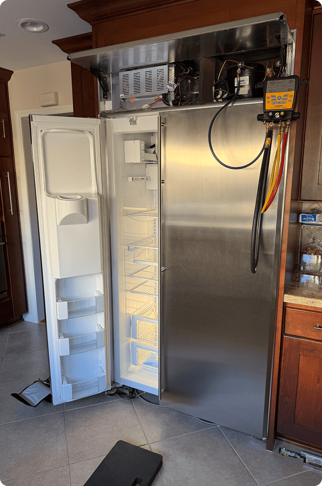 Two-compressor refrigerators